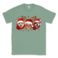 Sage christmas dogs corgi chihuahua frenchie Classic Tee - Jasminsmagicworld