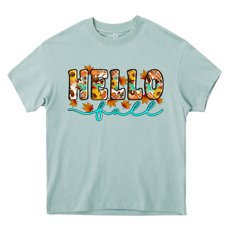 Hello Fall Heavy Core Tee by Artiststas | Teevron
