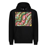 Black Easter Quail Egg And Daisy Premium Hoodie - RanaPortraitStore