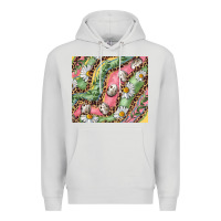 Dove Grey Easter Quail Egg And Daisy Premium Hoodie - RanaPortraitStore