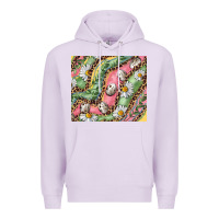 Lilac Easter Quail Egg And Daisy Premium Hoodie - RanaPortraitStore