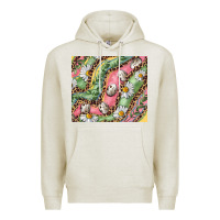 Oatmeal Heather Easter Quail Egg And Daisy Premium Hoodie - RanaPortraitStore