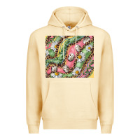 Pina Colada Easter Quail Egg And Daisy Premium Hoodie - RanaPortraitStore