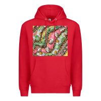 Red Easter Quail Egg And Daisy Premium Hoodie - RanaPortraitStore