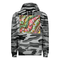 Slate Camo Easter Quail Egg And Daisy Premium Hoodie - RanaPortraitStore