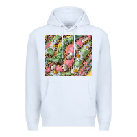 White Easter Quail Egg And Daisy Premium Hoodie - RanaPortraitStore