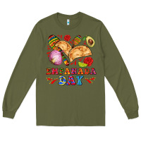 Army Green empanada day Long Sleeve Tee - AdoDesignShop