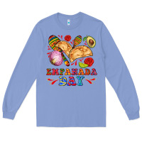 Colony Blue empanada day Long Sleeve Tee - AdoDesignShop