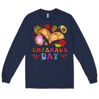 Navy empanada day Long Sleeve Tee - AdoDesignShop