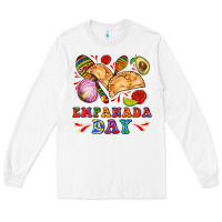 White empanada day Long Sleeve Tee - AdoDesignShop