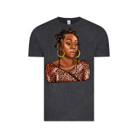 Vintage Black afro woman Vintage Tee - AdoDesignShop