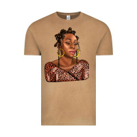 Vintage Camel afro woman Vintage Tee - AdoDesignShop
