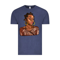 Afro Woman Vintage Tee | Teevron
