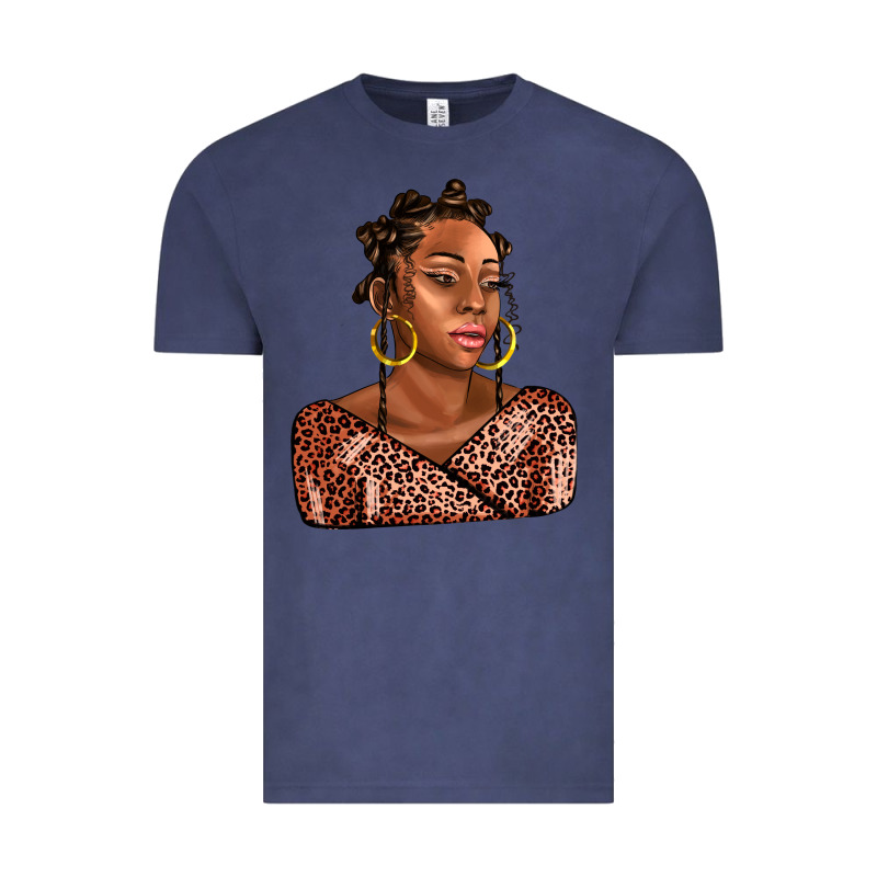 Afro Woman Vintage Tee by AdoDesignShop | Teevron