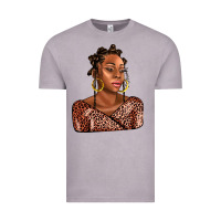 Vintage Zinc afro woman Vintage Tee - AdoDesignShop