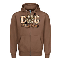 Chestnut dog mama Zipper Hoodie - MaliasSmallBusiness