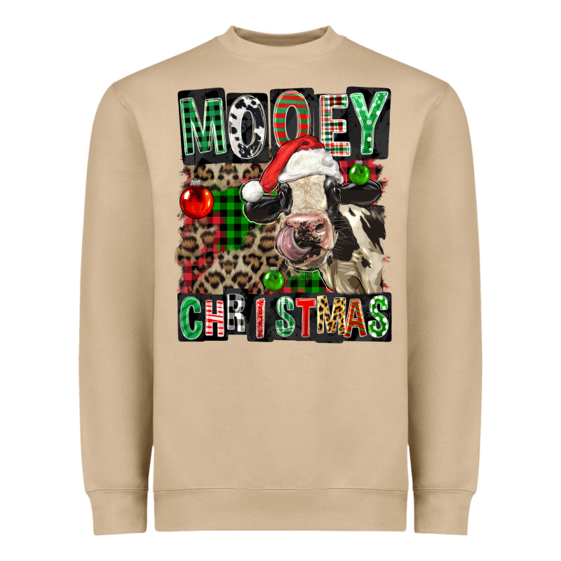 Mooey Christmas Heavyweight Sweatshirt by FaDigitalArtStudio | Teevron