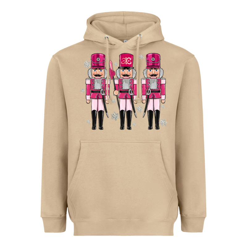 Pink Nutcrackers Heavyweight Hoodie by MaliasSmallBusiness | Teevron