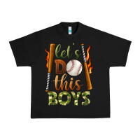 Black let's do this boys baseball Urban Heavy Tee - BundleAndBundleShop