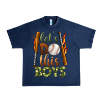 Navy let's do this boys baseball Urban Heavy Tee - BundleAndBundleShop