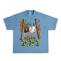 Pebble Blue let's do this boys baseball Urban Heavy Tee - BundleAndBundleShop