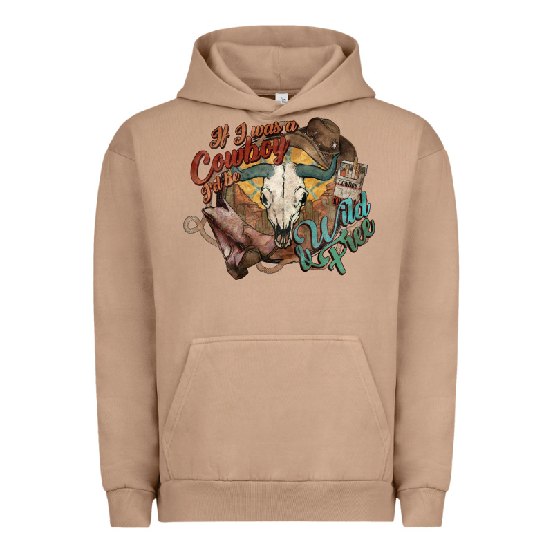 Cowboy Wild And Free Western Urban Hoodie by HowdyJamesFarm | Teevron