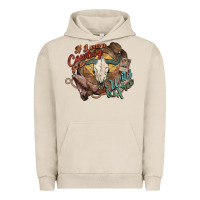 Pigment French Oak Cowboy wild and free western Urban Hoodie - HowdyJamesFarm