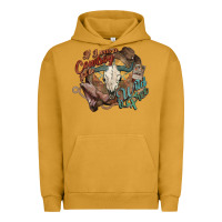 Pigment Peanut Butter Cowboy wild and free western Urban Hoodie - HowdyJamesFarm