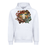 White Cowboy wild and free western Urban Hoodie - HowdyJamesFarm