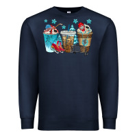 Navy hockey coffee cups bbs Premium Sweatshirt - BundleAndBundleShop