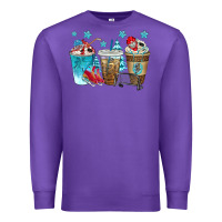 Purple hockey coffee cups bbs Premium Sweatshirt - BundleAndBundleShop