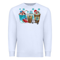 White hockey coffee cups bbs Premium Sweatshirt - BundleAndBundleShop