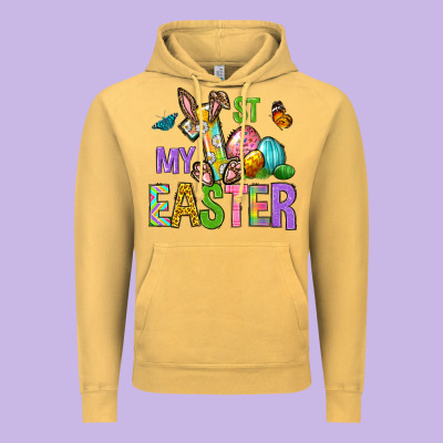My First Easter Vintage Hoodie Designed By Neo Western