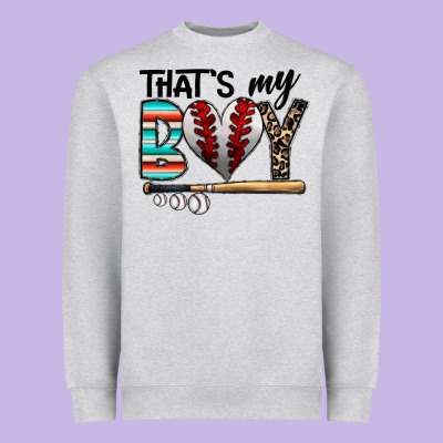 Baseball Heavyweight Sweatshirt Designed By Cowhidedigitalart