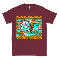 Burgundy western love nurse tumbler Classic Tee - BundleAndBundleShop