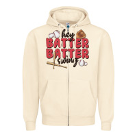 Sandshell hey batter batter swing Zipper Hoodie - MaliasSmallBusiness