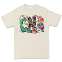 Bone cna nurse tie dye leopard Premium Tee - RanaPortraitStore
