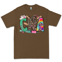 Cacao cna nurse tie dye leopard Premium Tee - RanaPortraitStore