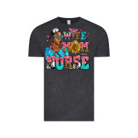 Vintage Black afro wife mom nurse Vintage Tee - AdoDesignShop