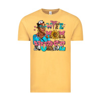 Vintage Mustard afro wife mom nurse Vintage Tee - AdoDesignShop