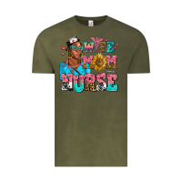 Vintage Olive afro wife mom nurse Vintage Tee - AdoDesignShop