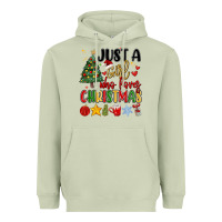 Matcha just a girl who loves christmas Heavyweight Hoodie - MaliasSmallBusiness