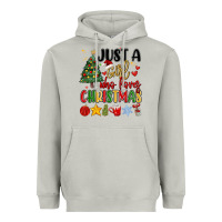 Moon Dust just a girl who loves christmas Heavyweight Hoodie - MaliasSmallBusiness