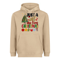 Mushroom just a girl who loves christmas Heavyweight Hoodie - MaliasSmallBusiness