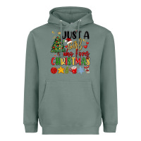 Sage just a girl who loves christmas Heavyweight Hoodie - MaliasSmallBusiness
