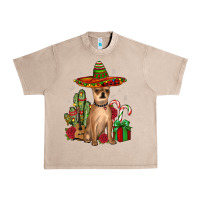 French Oak Chihuahua Christmas Urban Heavy Tee - JahusDesignShop