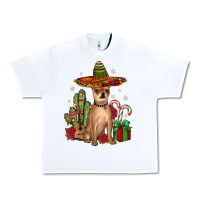 White Chihuahua Christmas Urban Heavy Tee - JahusDesignShop