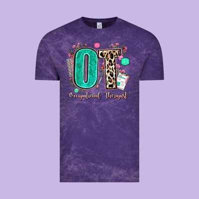 Ot Occupational Therapist Vintage Tee Designed By Adodesignshop