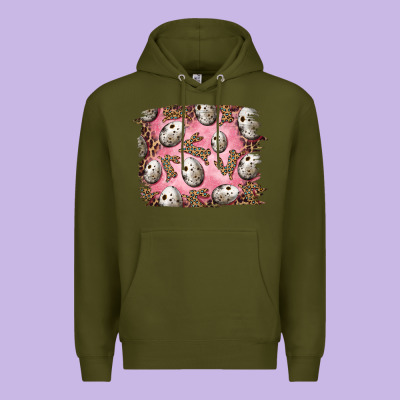 Easter Quail Eggs And Leopard Bunny Premium Hoodie Designed By Ranaportraitstore
