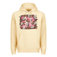 Pina Colada Easter Quail Eggs And Leopard Bunny Premium Hoodie - RanaPortraitStore